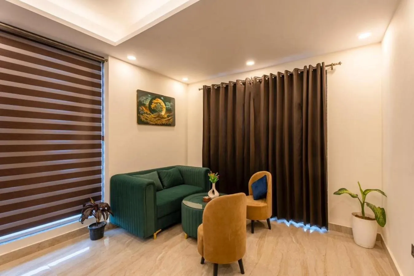 גורגאון Radiant Private 1Bhk Apartment On Golf Course